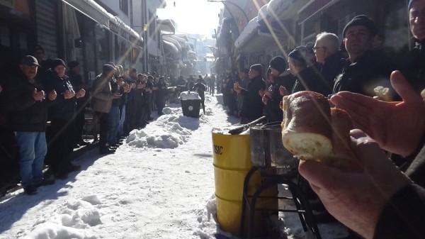 Mudurnu’nun dondurucu soğuğunda içleri ısıtan 700 yıllık bir gelenek: Esnaf Duası!