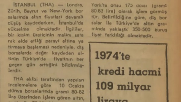 "Dünya Düşerken Türkiye Yükseliyordu: 1975 Altın Piyasasındaki İlginç Detay"