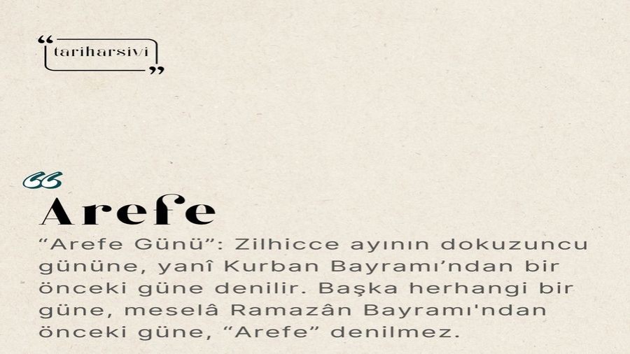 Her Bayram Öncesi Arife mi? İşte Dilde Doğru Bilinen Yanlış!