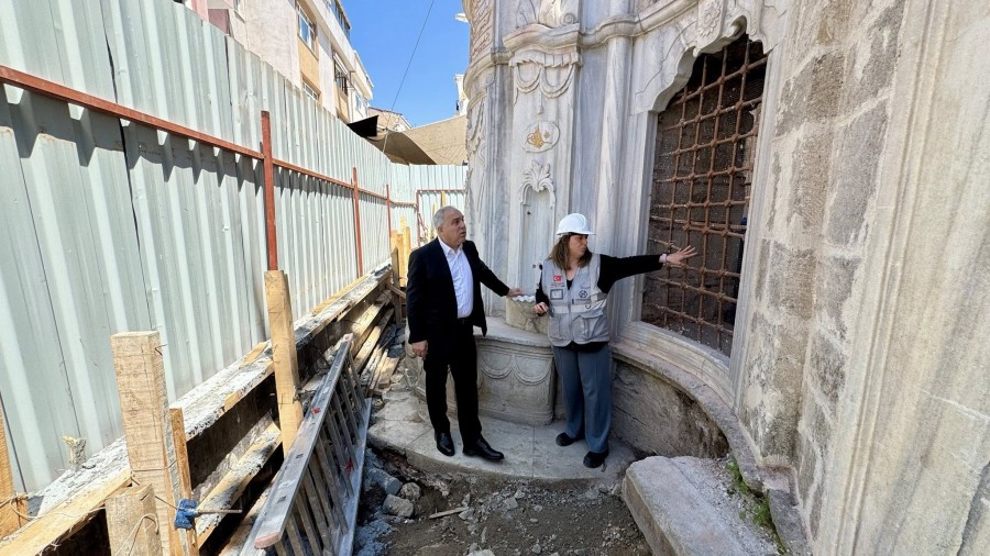 II. Mahmut Çeşmesi’nde Hassas Restorasyon Süreci Devam Ediyor