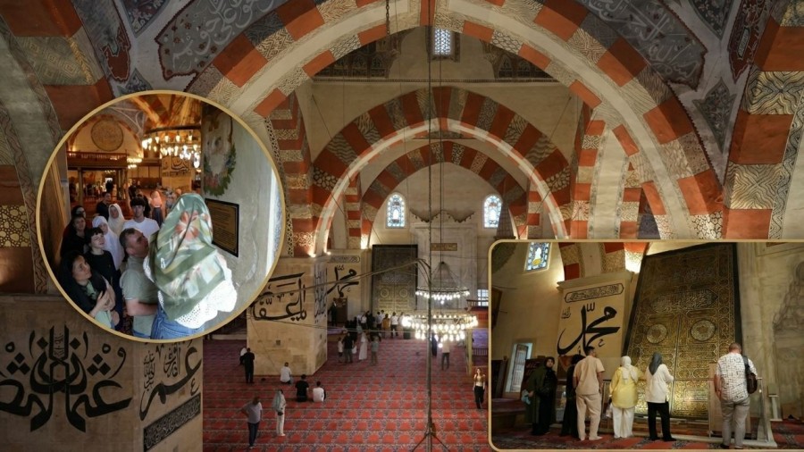 Edirne’de Kabe Atmosferi: Saf İpek Örtü ve "Rükn-ü Yemani" Ziyaretçileri Büyüledi