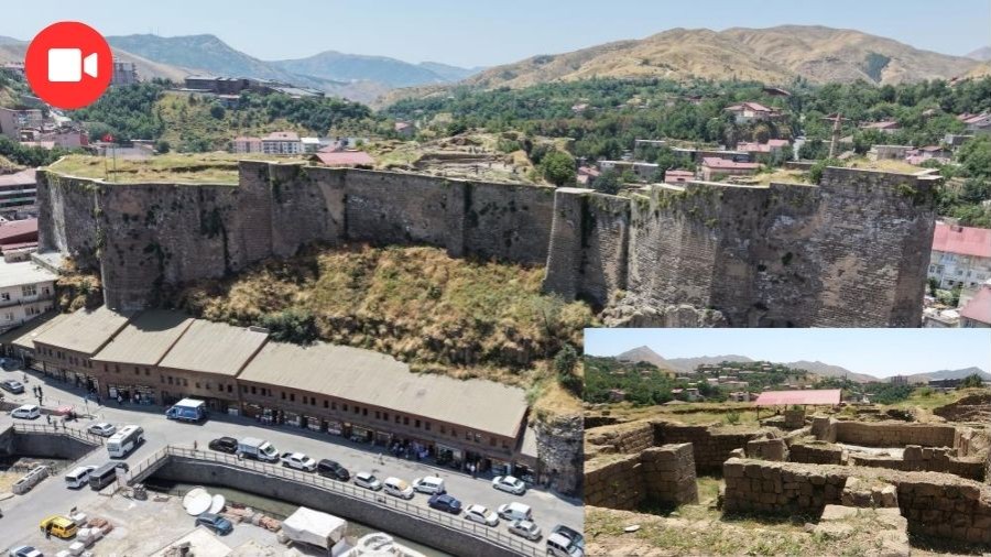 Saraydan Sinan Bey Hamamı'na Uzanan Tarihi Hat Bitlis Kalesi'nde Keşfedildi
