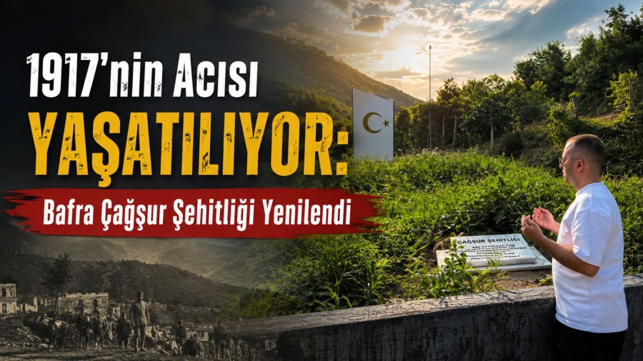 Birinci Dünya Savaşı'nın Acı Hatırası:Bafra Çağşur Şehitliği Yenilendi