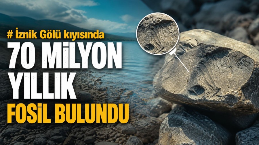 İznik Gölü Kıyısında Tarihi Keşif: 70 Milyon Yıllık Fosil Gün Yüzüne Çıktı