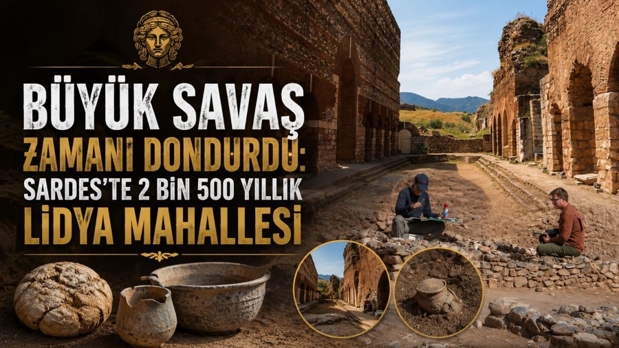 Büyük Savaş Zamanı Dondurdu: Sardes’te 2 Bin 500 Yıllık Lidya Mahallesi
