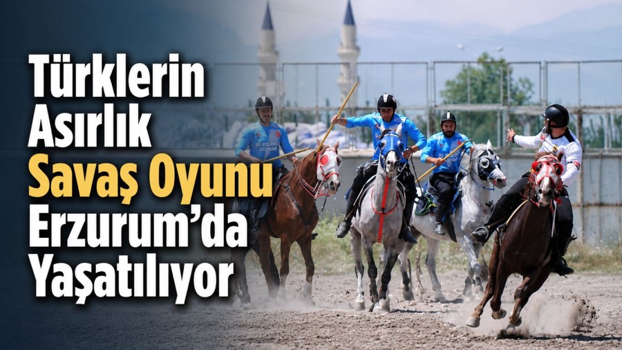 Erzurum’da Asırlık Ata Sporu Cirit Heyecanı Dört Mevsim Sürüyor