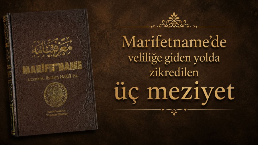 Marifetname'de Veliliğe Giden Yolda Zikredilen Üç Meziyet