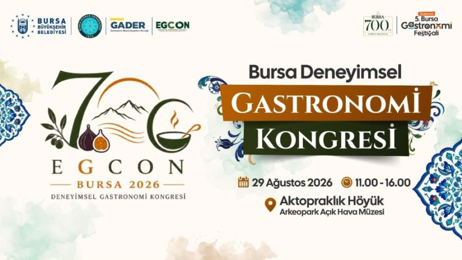 700 Yıllık Bursa Sofrası Gastronomi Kongresinde Ele Alınacak
