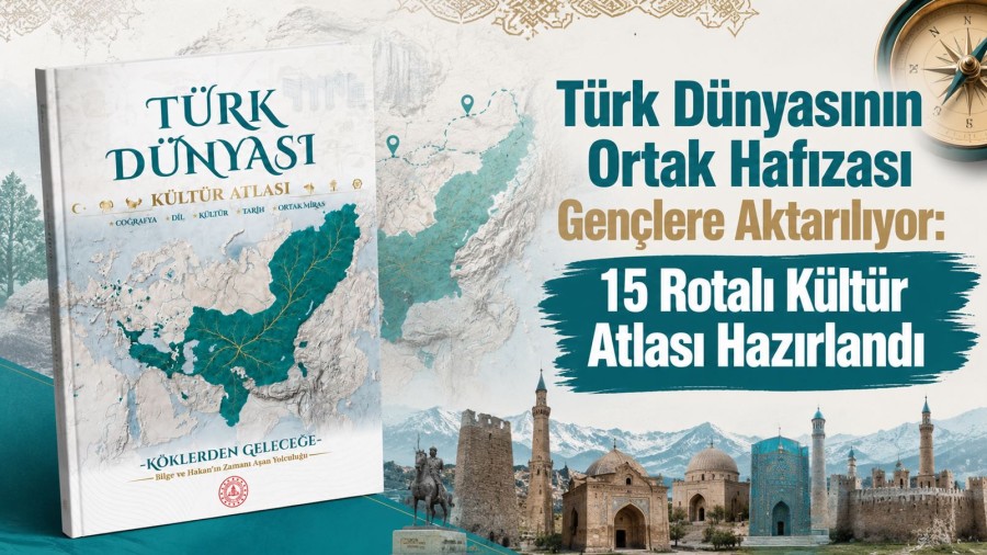 Türk Dünyasının Ortak Hafızası Gençlere Aktarılıyor: 15 Rotalı Kültür Atlası Hazırlandı
