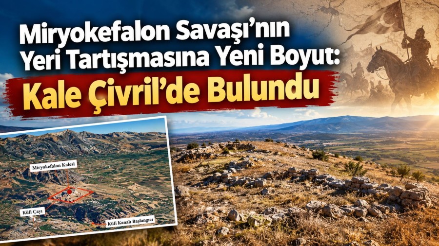 850 Yıllık Tarihe Yeni Işık: Miryokefalon Kalesi Çivril’de Bulundu