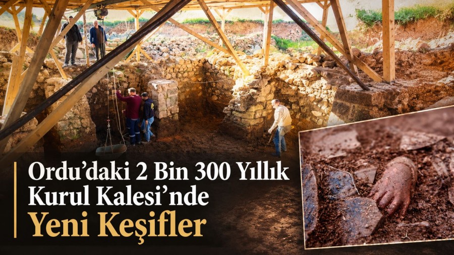 Ordu’daki 2 Bin 300 Yıllık Kurul Kalesi’nde Yeni Keşifler