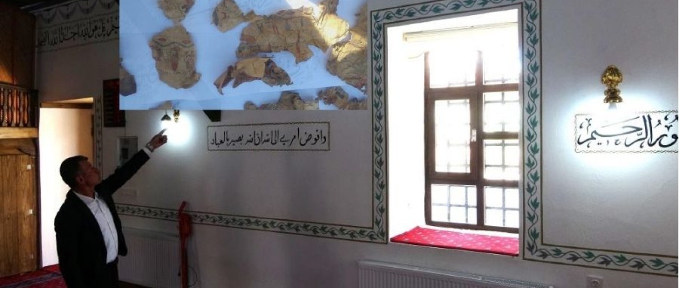 Kütahya’daki Tarihi Cami Duvarından Osmanlı’ya Ait Gizemli Mekke Planı Çıktı