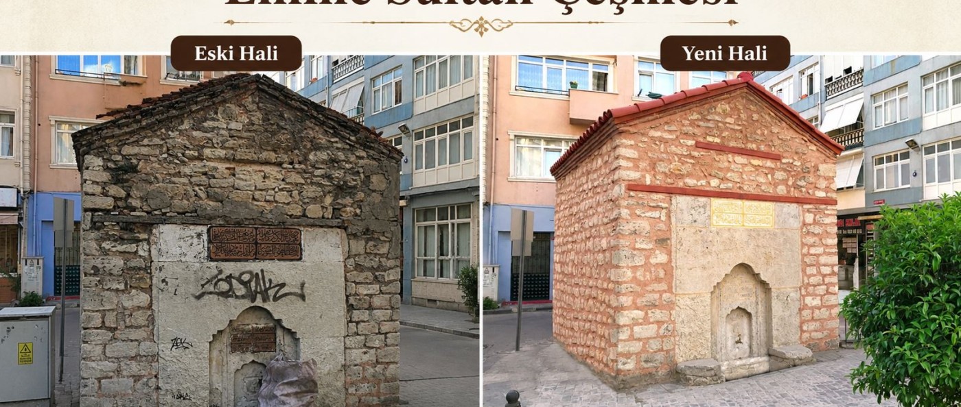 Taşın Suyla, Tarihin Zarafetle Buluşması: Şehremini'nin Asırlık Çeşmesi Restore Edildi