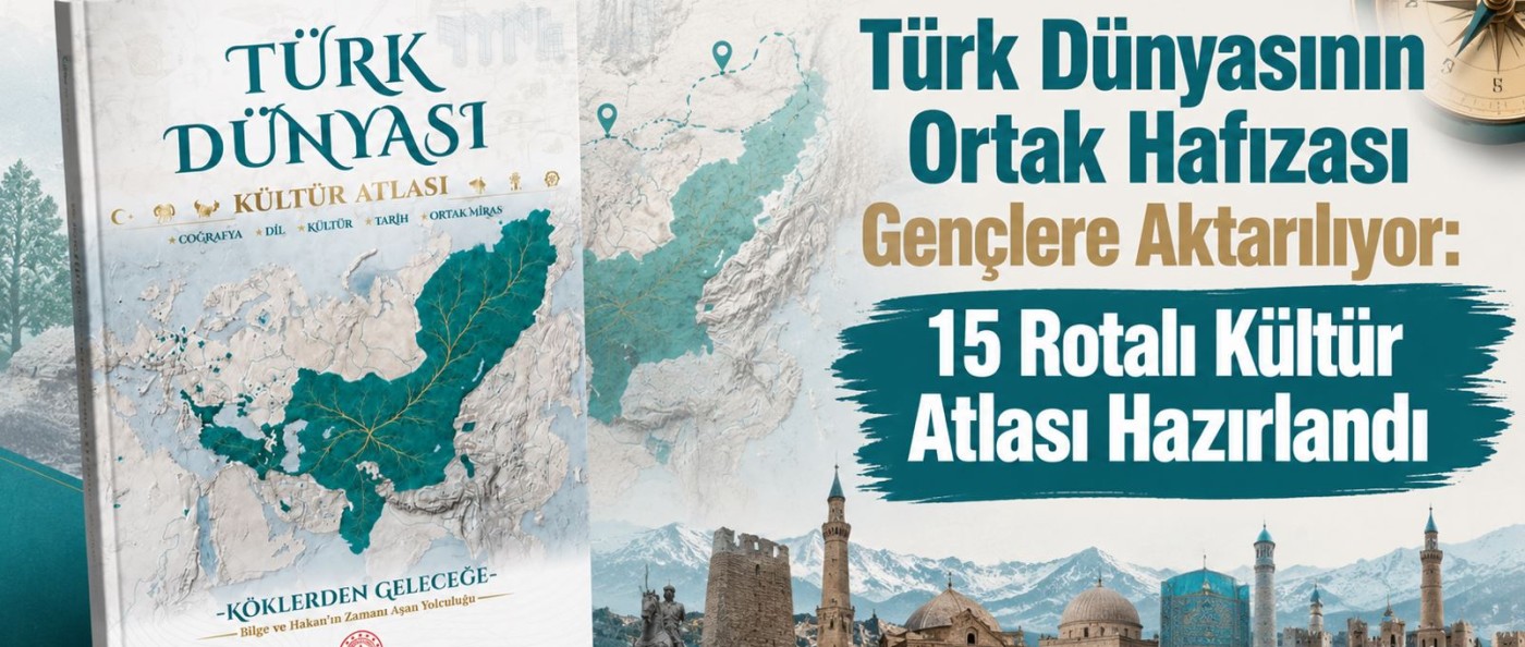 Türk Dünyasının Ortak Hafızası Gençlere Aktarılıyor: 15 Rotalı Kültür Atlası Hazırlandı