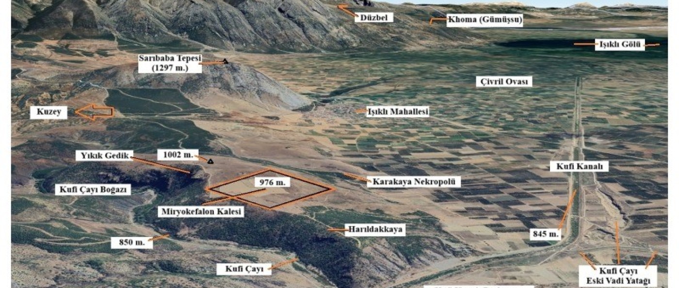 850 Yıllık Tarihe Yeni Işık: Miryokefalon Kalesi Çivril’de Bulundu
